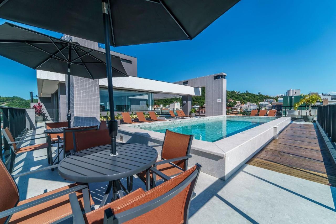 Adra 106 - Apartamento No Centro De Bombinhas - Rooftop Com Piscina E Academia - A Poucos Metros Da Praia - Ngoại thất bức ảnh